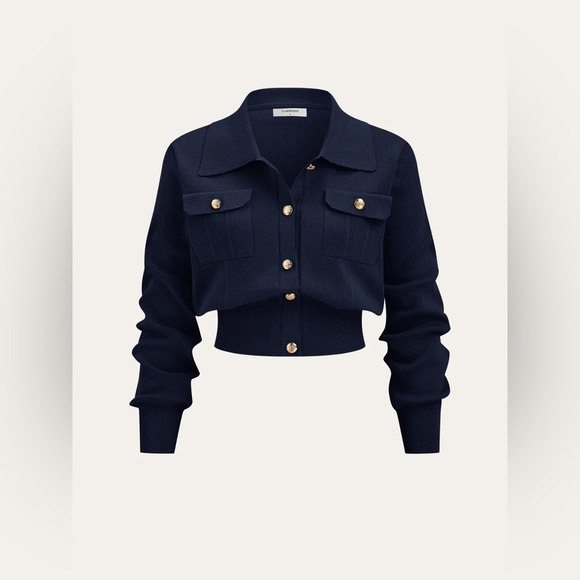 Commense Navy Midi Skirt Set-Sold out online - Picture 2 of 4